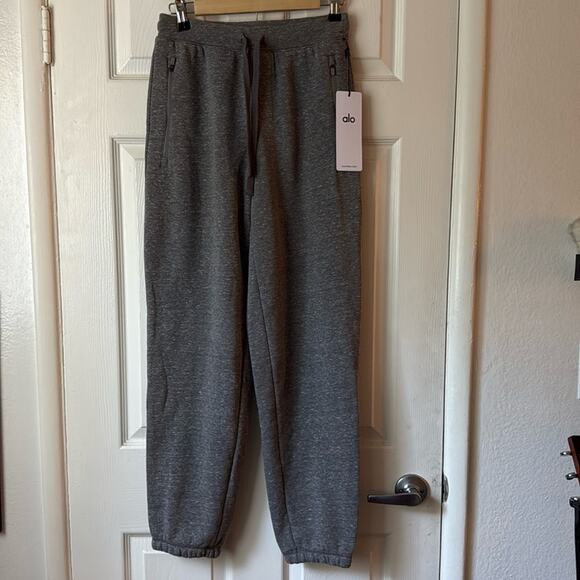Alo Men's Triumph Restore Sweatpants Grey Triblend size small NWT - Picture 2 of 8